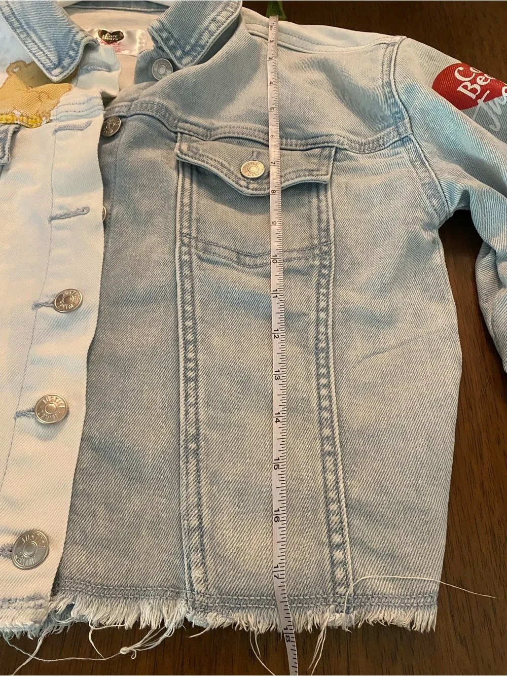 Justice Girls Care Bears Denim Jean Jacket